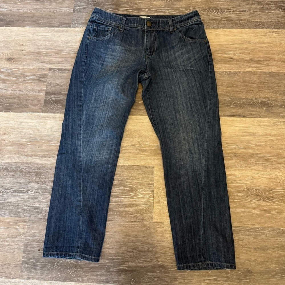 Cabi #640 Women's Jeans Boyfriend Mid Rise Cropped Straight Leg Size 8 - Picture 3 of 8